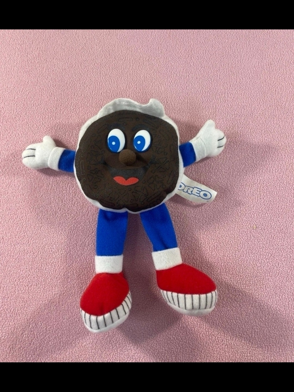 OREO Plush Character Toy - Blue, Red & White